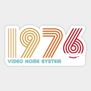 VHS 1976 Sticker